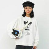 Nylon Zipper Shoulder Bags Handbags Purse Girls Bag