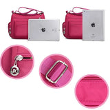 Waterproof Nylon Messenger Bag for Women Crossbody Shoulder Travel Handbags