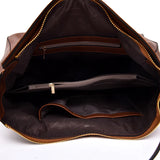 Oil Wax Leather Handbags Large Capacity Shoulder Bags Vintage Tote Women Bags