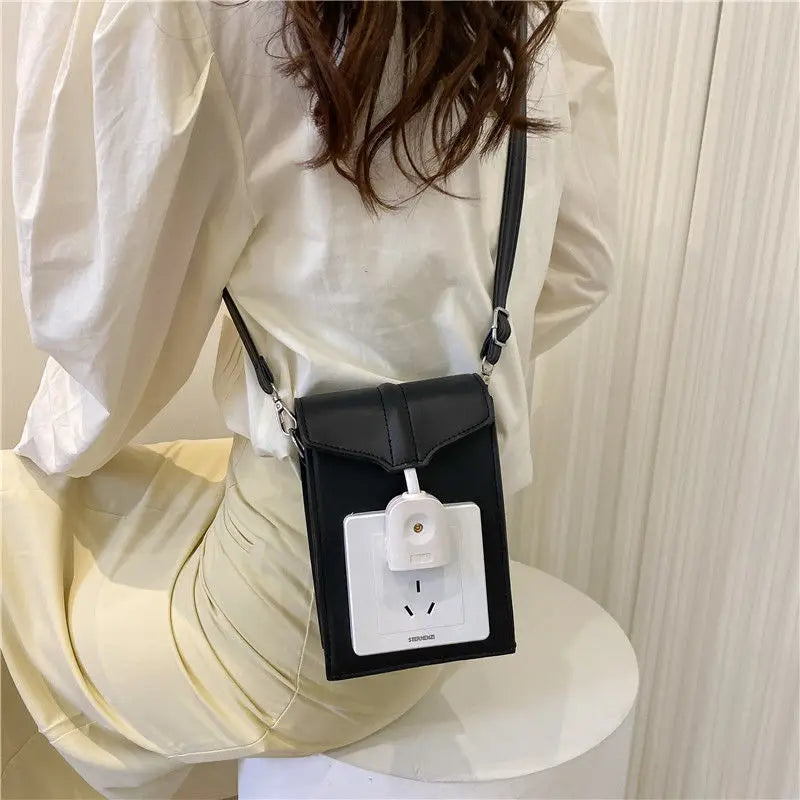 Women Shoulder Bag PU Bucket Casual Hasp Purse