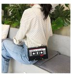 Vintage Radio Box Chains Shoulder Bag Funny Personality MINI Bag