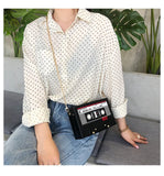 Vintage Radio Box Chains Shoulder Bag Funny Personality MINI Bag