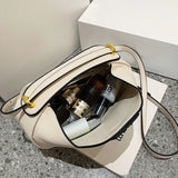 Women Bag PU Leather Crossbody Solid Shoulder Bag Female Portable Handbag