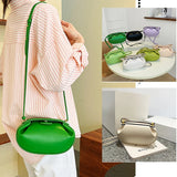 Women Bag PU Leather Crossbody Solid Shoulder Bag Female Portable Handbag