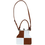 Women Bag PU Saddle Chains Hasp SOFT Shoulder Bags