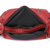 Large Capacity Shoulder Bag for Middle-aged Women with Multiple Pockets