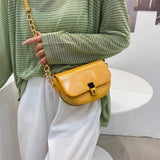 Women Bag Pu Leather Crossbody Saddle Bags Mini Shoulder Bag Purse