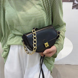 Women Bag Pu Leather Crossbody Saddle Bags Mini Shoulder Bag Purse