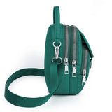 Women Shoulder Crossbody Bag with Headphone Hole