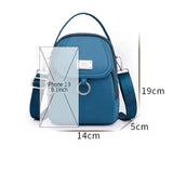 Women Shoulder Crossbody Bag with Headphone Hole