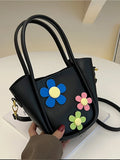 Women Messenger Bag Casual Lady Handbag Totes Shoulder Bag Floral Composite Bag