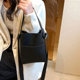 Retro Handbag Women Messenger Bag Shoulder Crossbody Bucket Bag