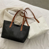 Retro Large-capacity Embossed Tote Shoulder Bag Handbags