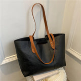 Retro Large-capacity Embossed Tote Shoulder Bag Handbags