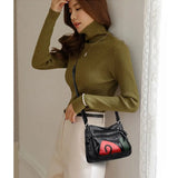Retro Messenger Bag Womens PU Leather Hobo Vintage Shoulder Crossbody