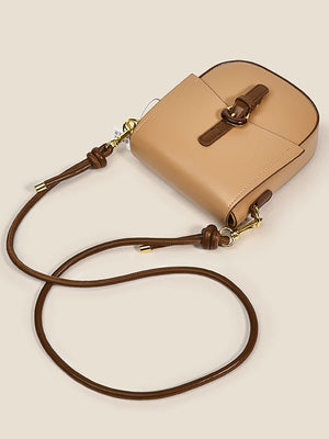 Women Retro Phone Bag PU Messenger Small Flap Shoulder Crossbody Pack