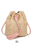 Tassel Crossbody Bucket Bag for Women