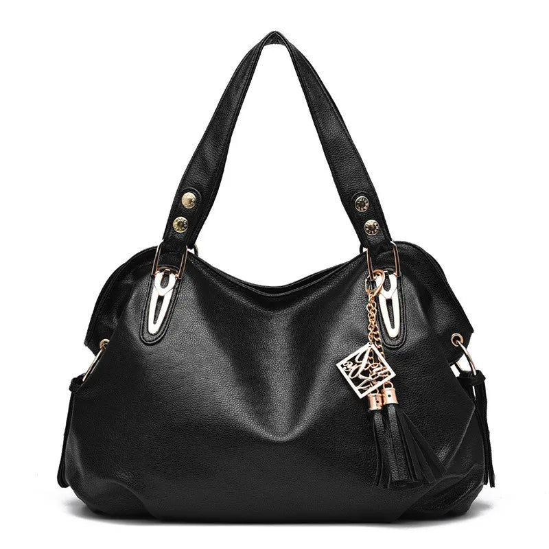 Vintage Women's Shoulder Bag Handbag Top-Handle Leather Purse