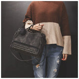 Leather Shoulder Bag for Women Crossbody Messenger Handbag