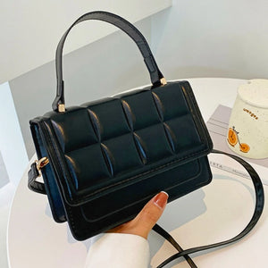 Small Leather Shoulder Bag Messenger Crossbody Handbag Purse