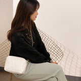 Small Square Chain Shoulder Messenger Crossbody Clutch Bag