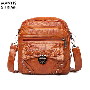 Soft Pu Leather Shoulder Bag Women Cross-body Messenger Bags