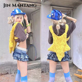 Star Shape Shoulder Bag Crossbody Street Style Girls Bag Euro-America