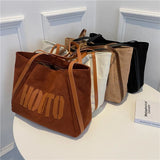 Women Bag Texture Japan Large Capacity Shoulder Tote Bag