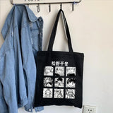 Tokyo Revengers Anime Harajuku Shopper Bag Large Capacity Vintage Shoulder Bag
