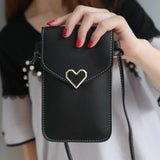 Touch Screen Cell Phone Purse Leather Shoulder Strap Handbag for iPhone X S10