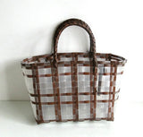 Clear Beach Totes PVC Transparent Bag Large Shopper Shoulder Bags