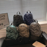 Large Capacity Women's Backpack Winter Pack Short Distance Travel Bag