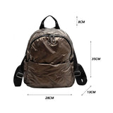 Large Capacity Women's Backpack Winter Pack Short Distance Travel Bag
