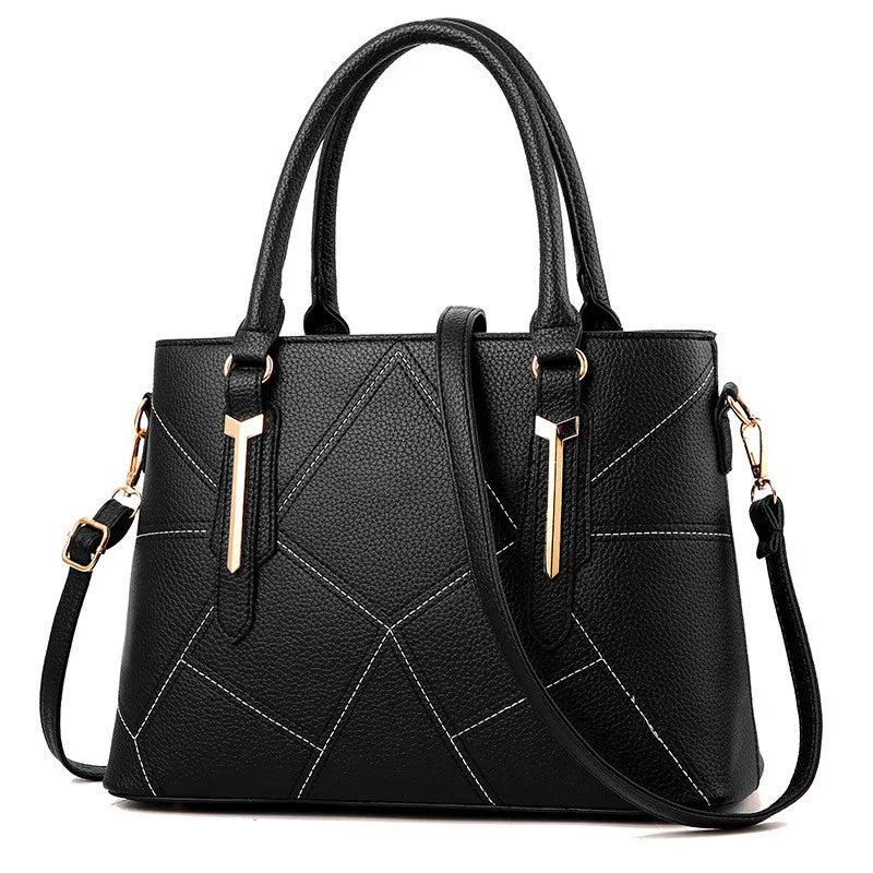Vintage Casual Tote Women Messenger Bags Top-Handle Shoulder Handbag