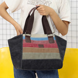 Vintage Canvas Shoulder Bag Large Capacity Crossbody Bag