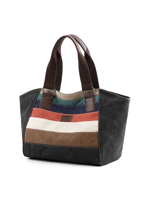 Vintage Canvas Shoulder Bag Large Capacity Crossbody Bag