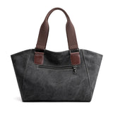 Vintage Canvas Shoulder Bag Large Capacity Crossbody Bag
