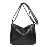 Vintage PU Leather Shoulder Bag Retro Messenger Classic Ladies Crossbody