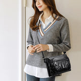 Vintage Women's Shoulder Bag Soft PU Leather Messenger Retro Casual Crossbody