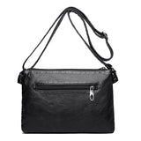 Vintage Women's Shoulder Bag Soft PU Leather Messenger Retro Casual Crossbody