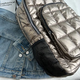Winter Quilted Plaid Women's Backpack Casual Female Backpacks