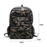 Winter Quilted Plaid Women's Backpack Casual Female Backpacks