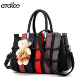 Women Leather Handbag Sweet Messenger Crossbody Bag Flap