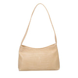 Stone Pattern Leather Shoulder Bag Vintage Totes Purse Pack