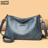 Women Messenger Bag Shoulder Cossbody Solid Bag Retro High Female Bag