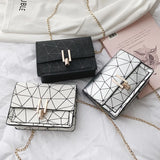 Vintage Chain Small Square Bag for Women