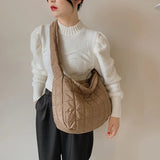 Women Pleated Large-capacity Dumpling Bag Casual Shoulder Bag