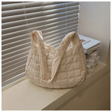 Women Pleated Large-capacity Dumpling Bag Casual Shoulder Bag