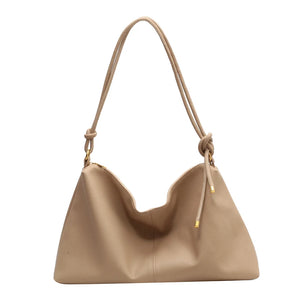 Women Large Capacity Shoulder Bag Vintage Female Tote Soft PU Leather Crossbody