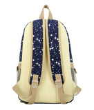 Canvas Backpack for Girls Casual School Shoulder Bag Laptop Rucksack